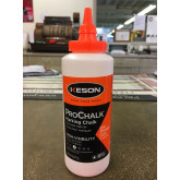 Keson ProChalk High-Visibility, Marking Chalk, Glo-Orange Color, 8-Ounce Bottle